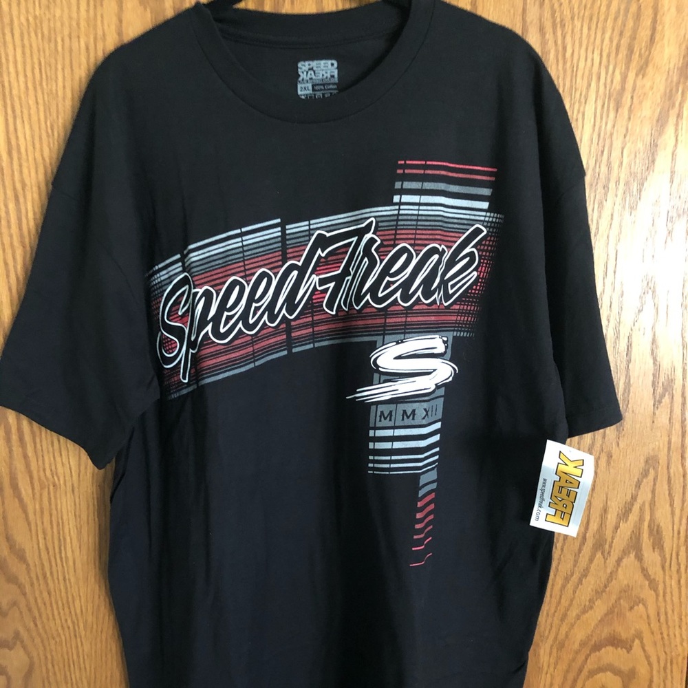Speed Freak S MMX II Black T-Shirt Men's Size 2XL
